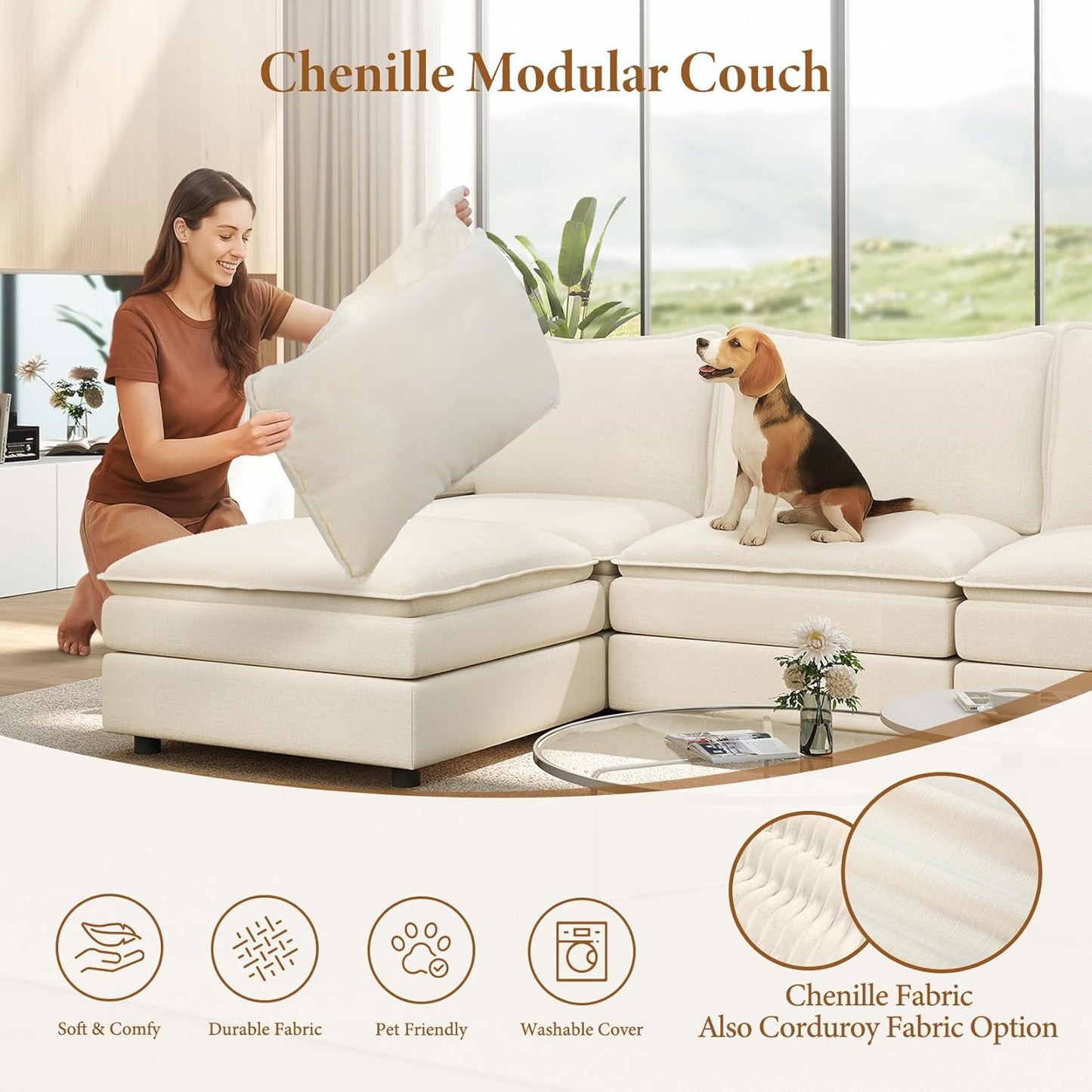 Cloud Comfort Modular Sofa™
