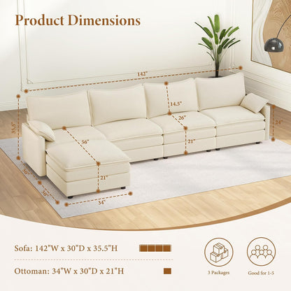 Cloud Comfort Modular Sofa™
