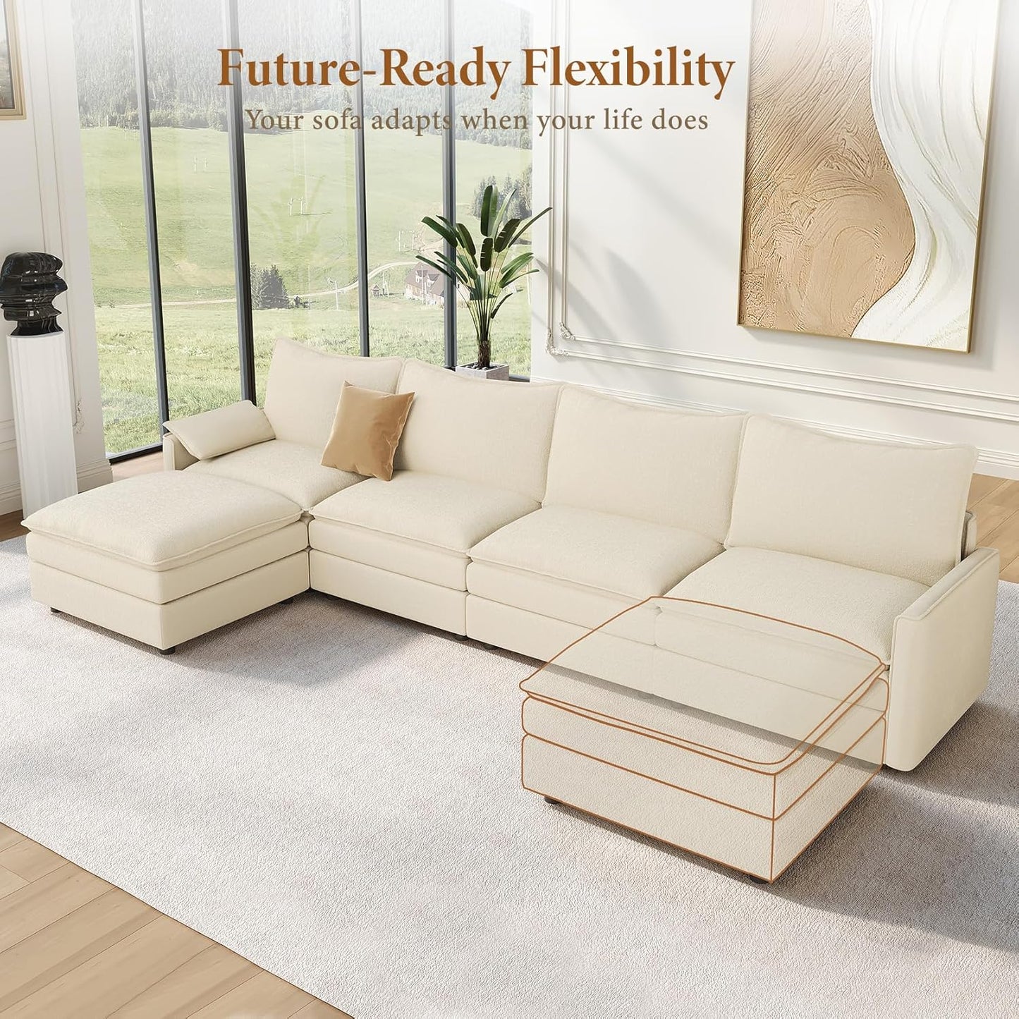 Cloud Comfort Modular Sofa™